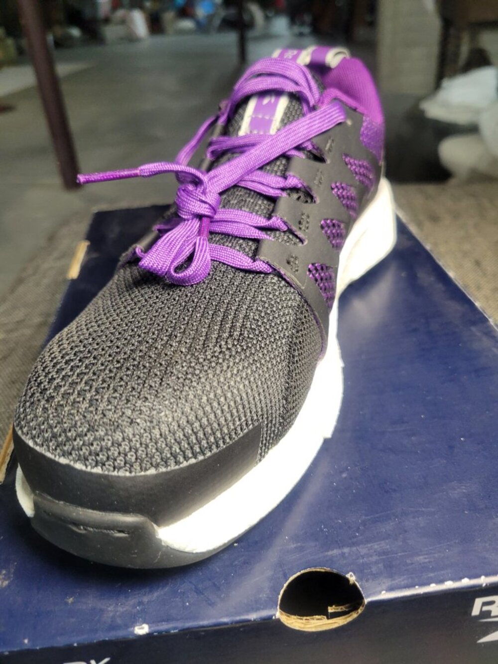 NIB Reebok Work RB315 Fusion Flexweave Composite Toe Shoes Women's 9 Purple - Picture 5 of 8